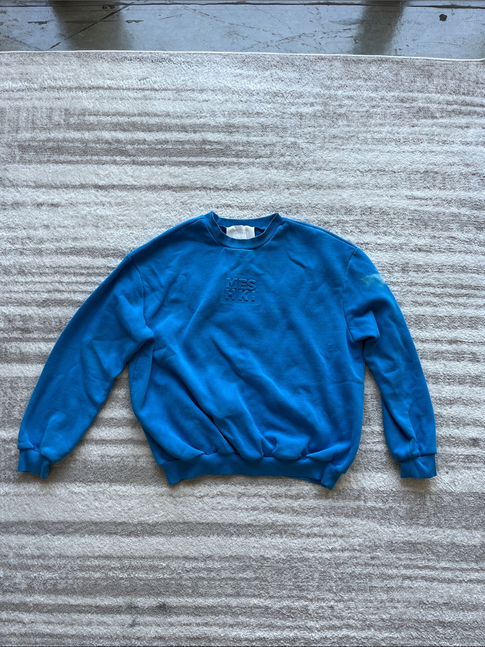 Meshki Vibrant Blue Crewneck Sweatshirt